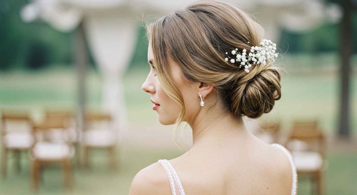 24 Romantic Wedding Updos For A Soft and Feminine Bridal Look