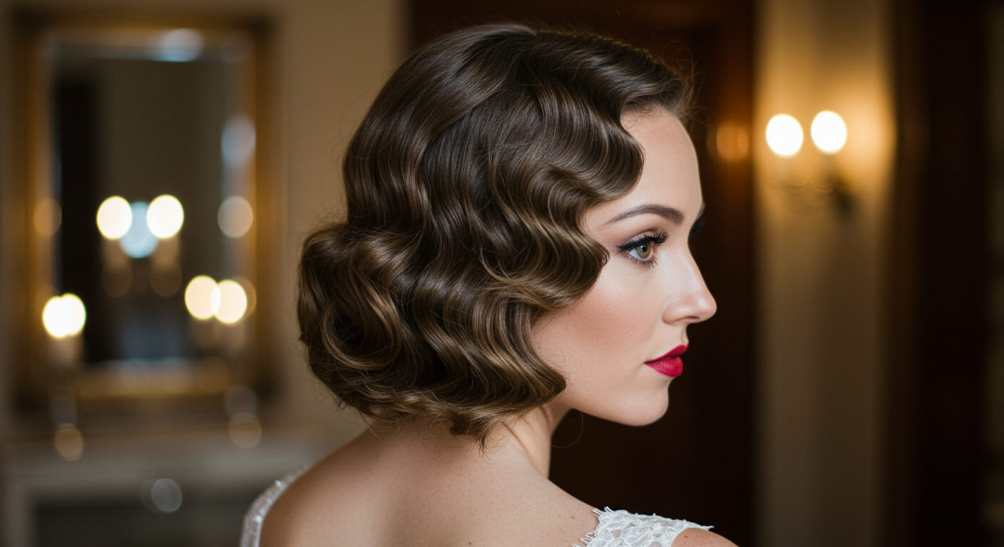 23 Retro Vintage Wave Bridal Hair For A Classic, Old-Hollywood Vibe