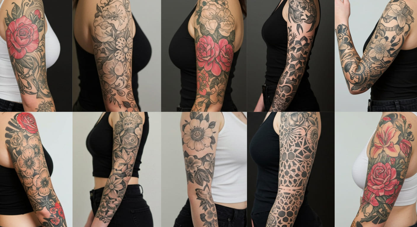 30+ Coolest Sleeve Tattoos for Women