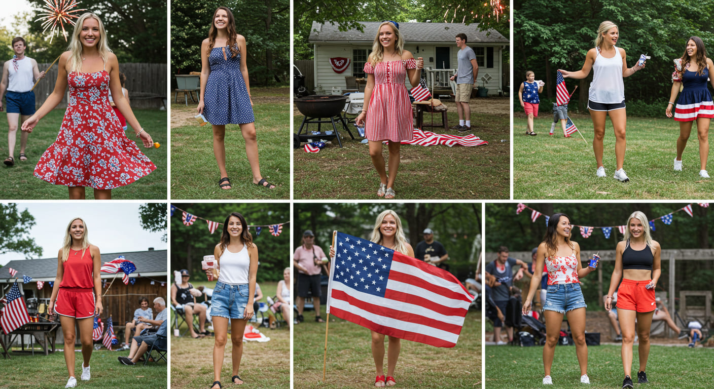 20 Summer Outfits Perfect for Celebrating July 4th in Style!