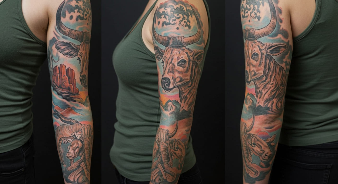 18+ Awesome Western Sleeve Tattoo Ideas for Women
