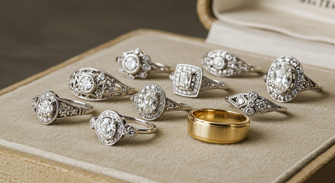 26 Unique Vintage Wedding Rings 1920S To Elevate Your Wedding Style