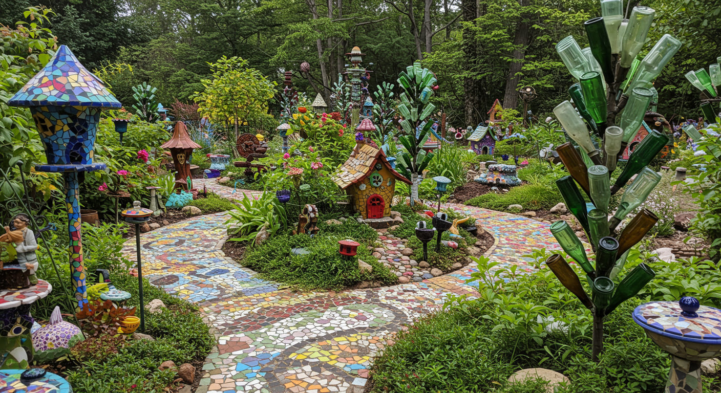 31 Creative Garden Art Ideas for A Stunning Outdoor Oasis