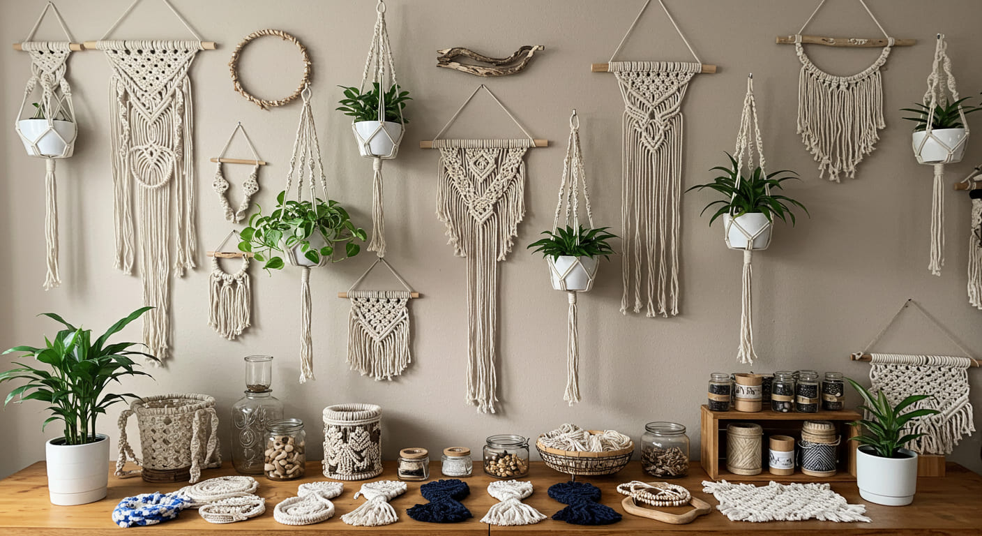 20 Stunning Macrame Craft Project Ideas