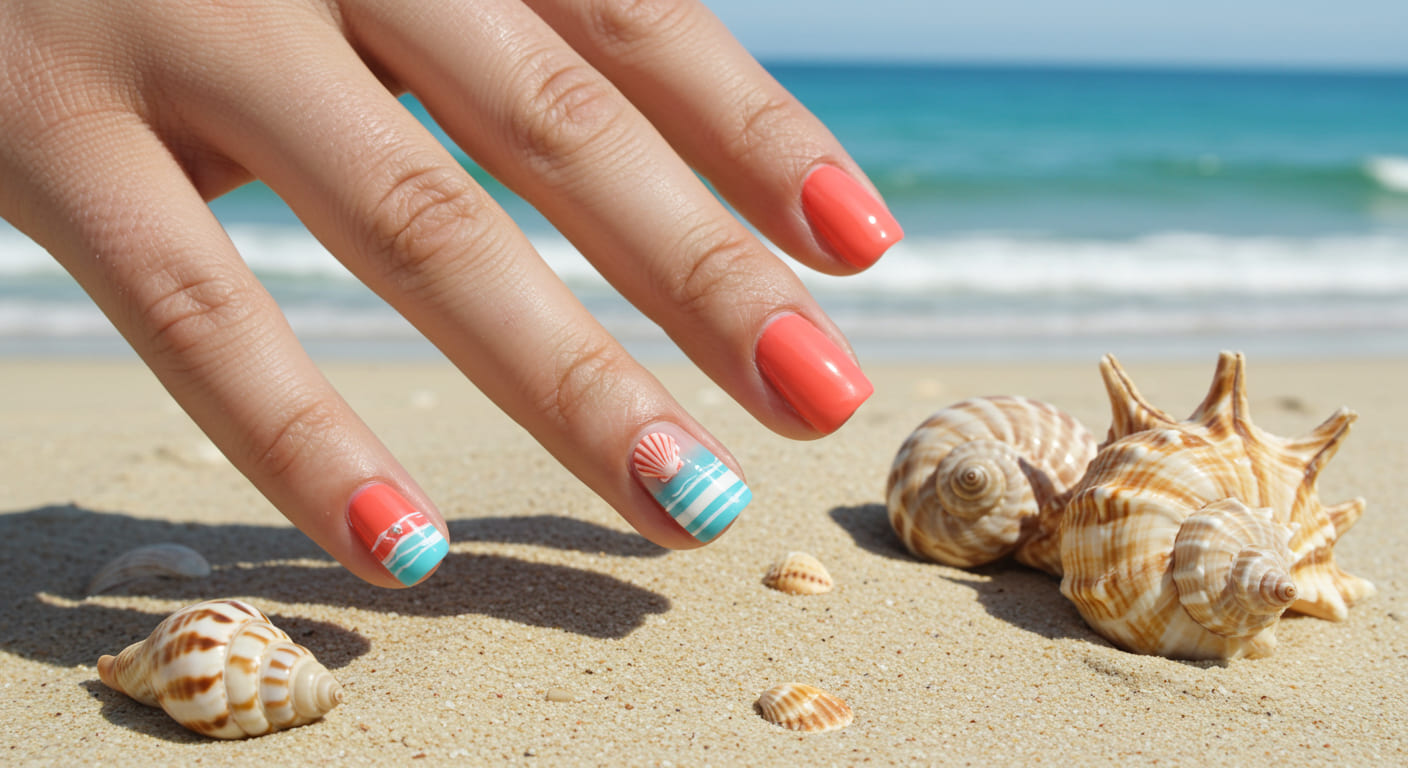 21 Sea-Inspired Nails for a Fresh, Coastal Vibe