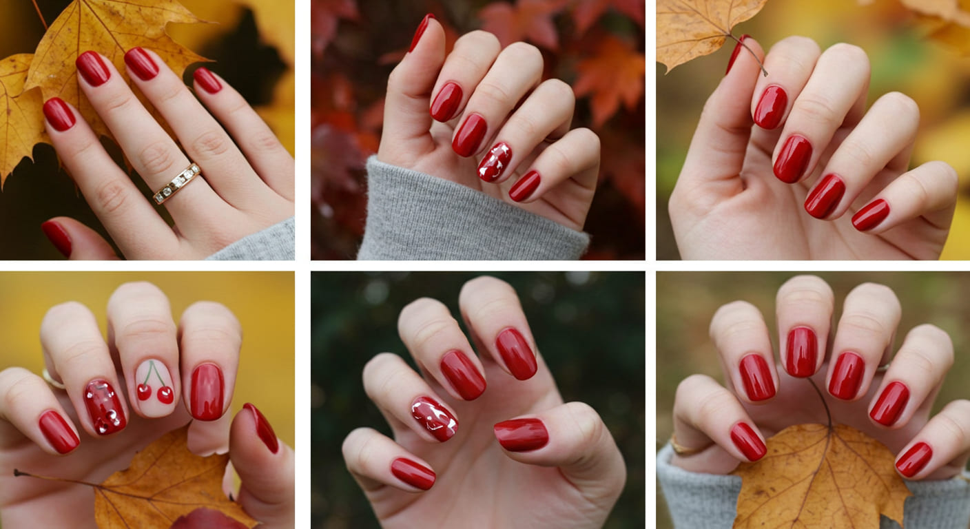 22 Captivating Fall Nail Ideas for 2025: Embrace the Bold and Beautiful Red!