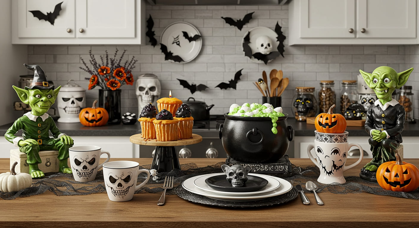 15 Halloween Kitchen Decor Ideas