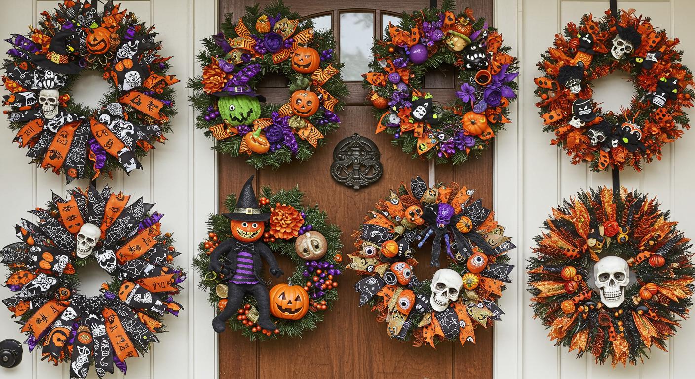 15 Halloween Wreath Ideas for Festive Decor