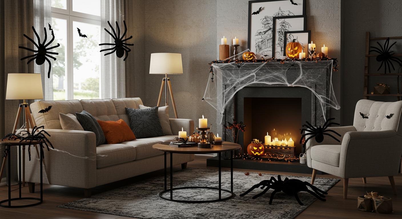 15 Halloween Spider Decor Ideas for a Haunted House