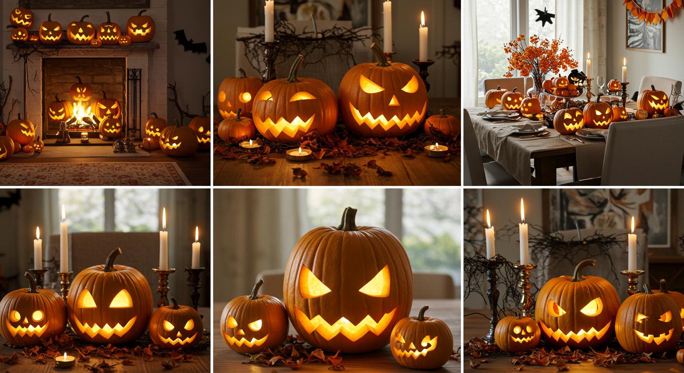 15 Halloween Pumpkin Face Decor Ideas for Every Room