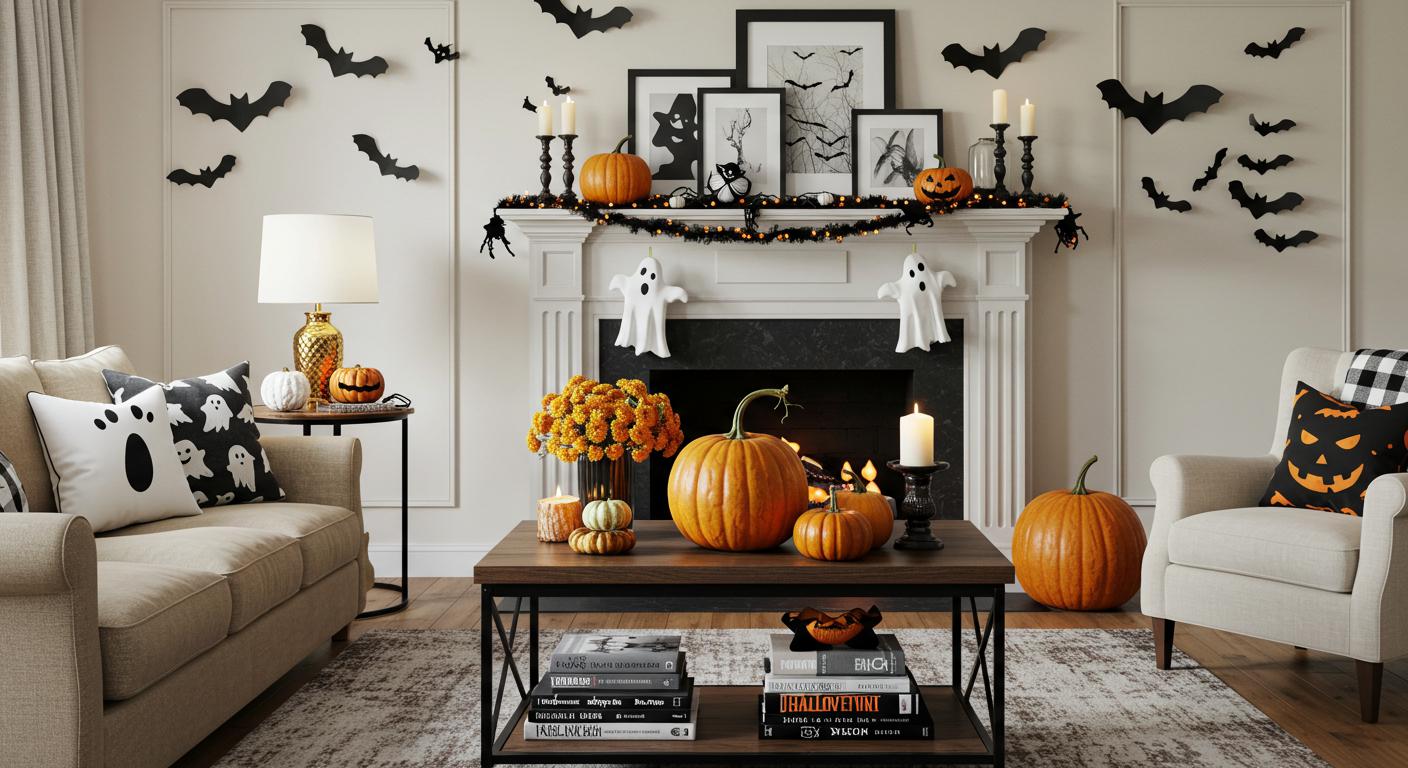 15 Halloween Living Room Decor Ideas
