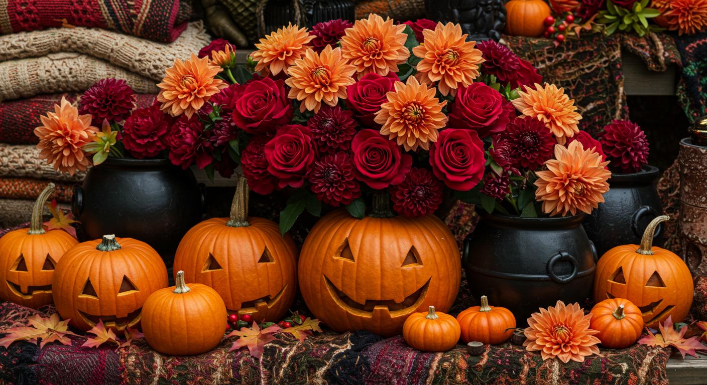 15 Halloween Floral Decor Ideas