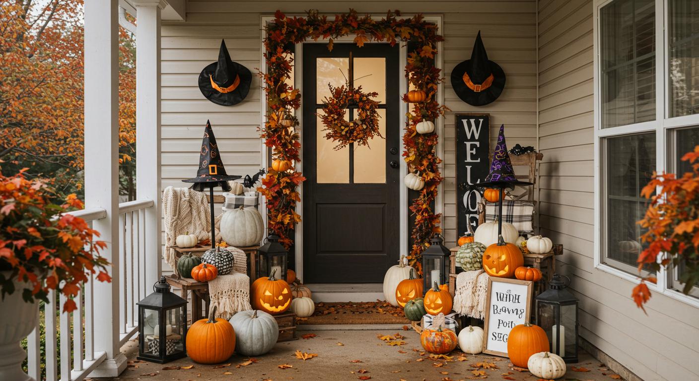 15 Halloween Porch Decor Ideas for a Haunting Welcome