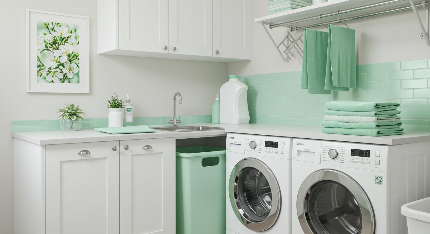 15 Brilliant Small Laundry Room Inspirations