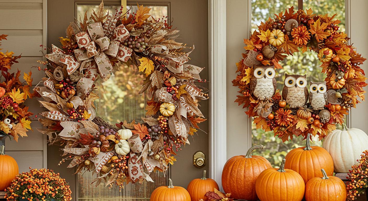 15 Adorable Fall Wreath Ideas