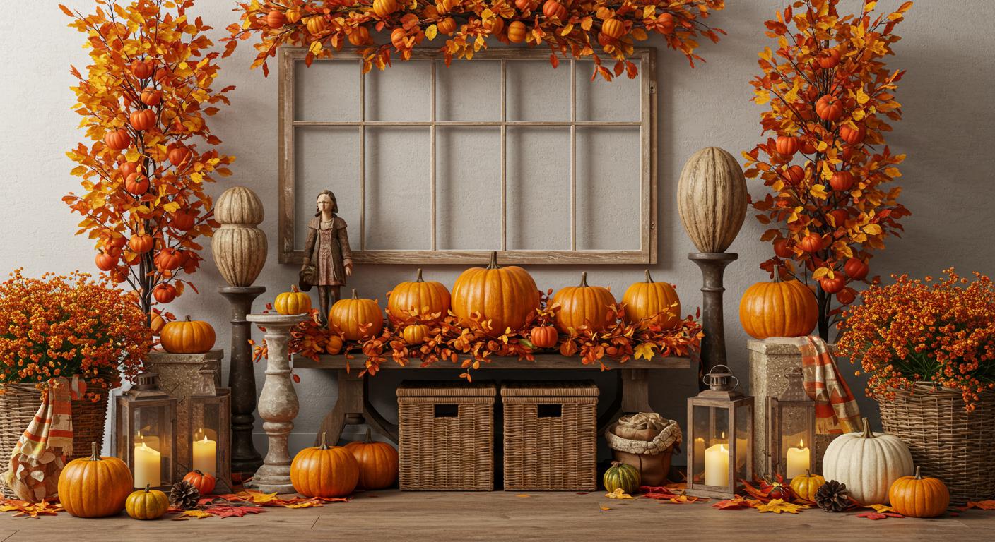 15 Fun Fall Entryway Table Décor Ideas