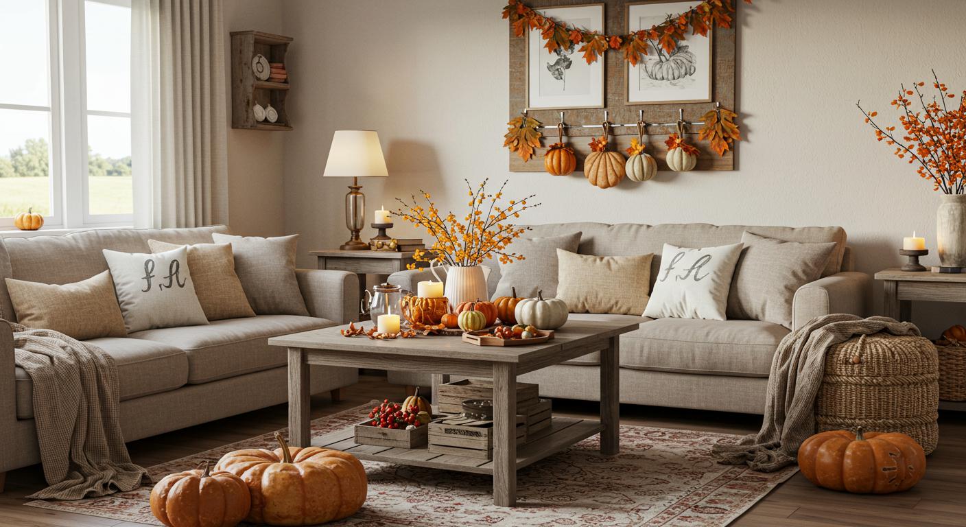 15 Fall Decor Ideas for Your Living Room