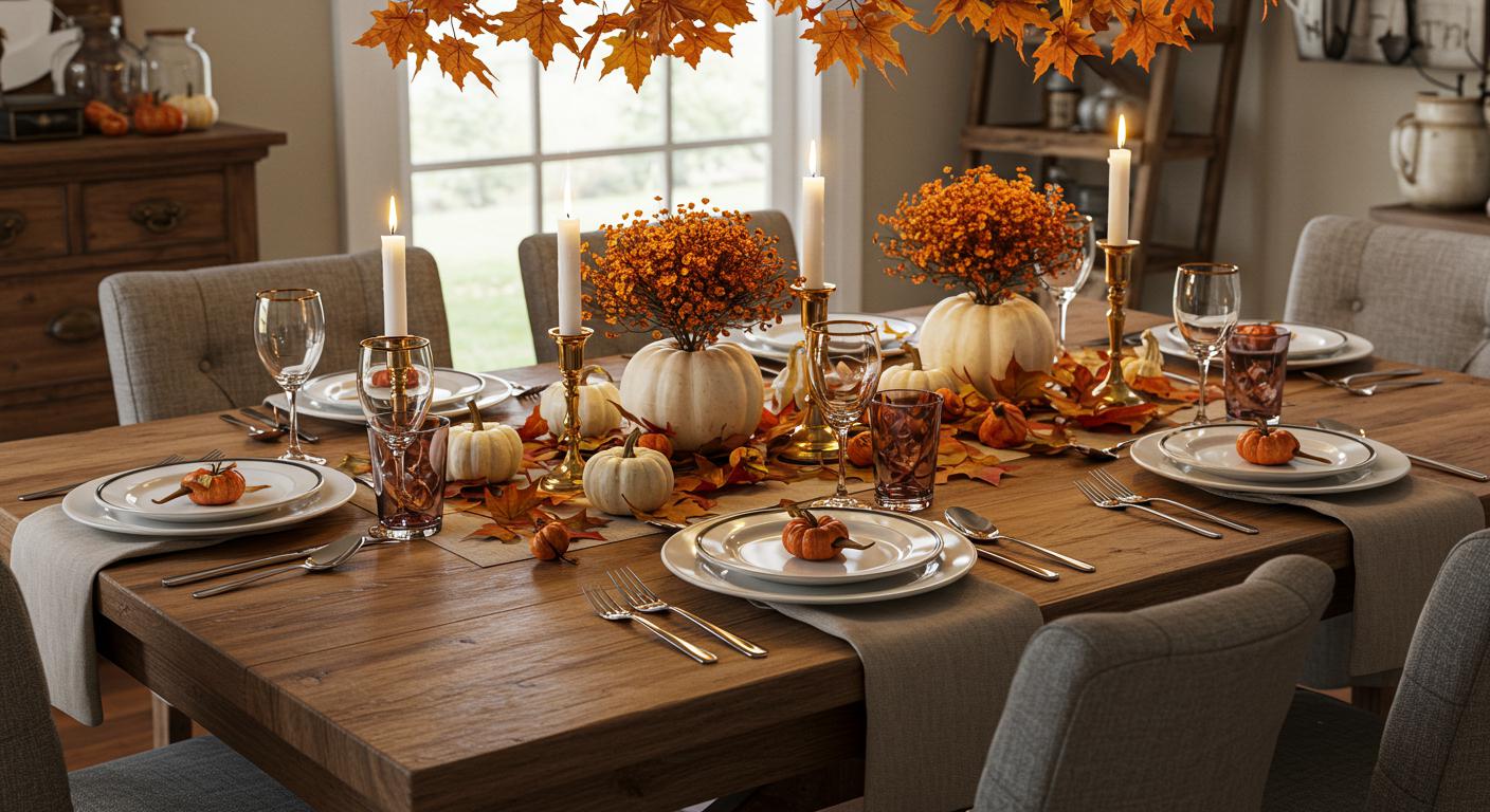 15 Beautiful Fall Tablescape Ideas