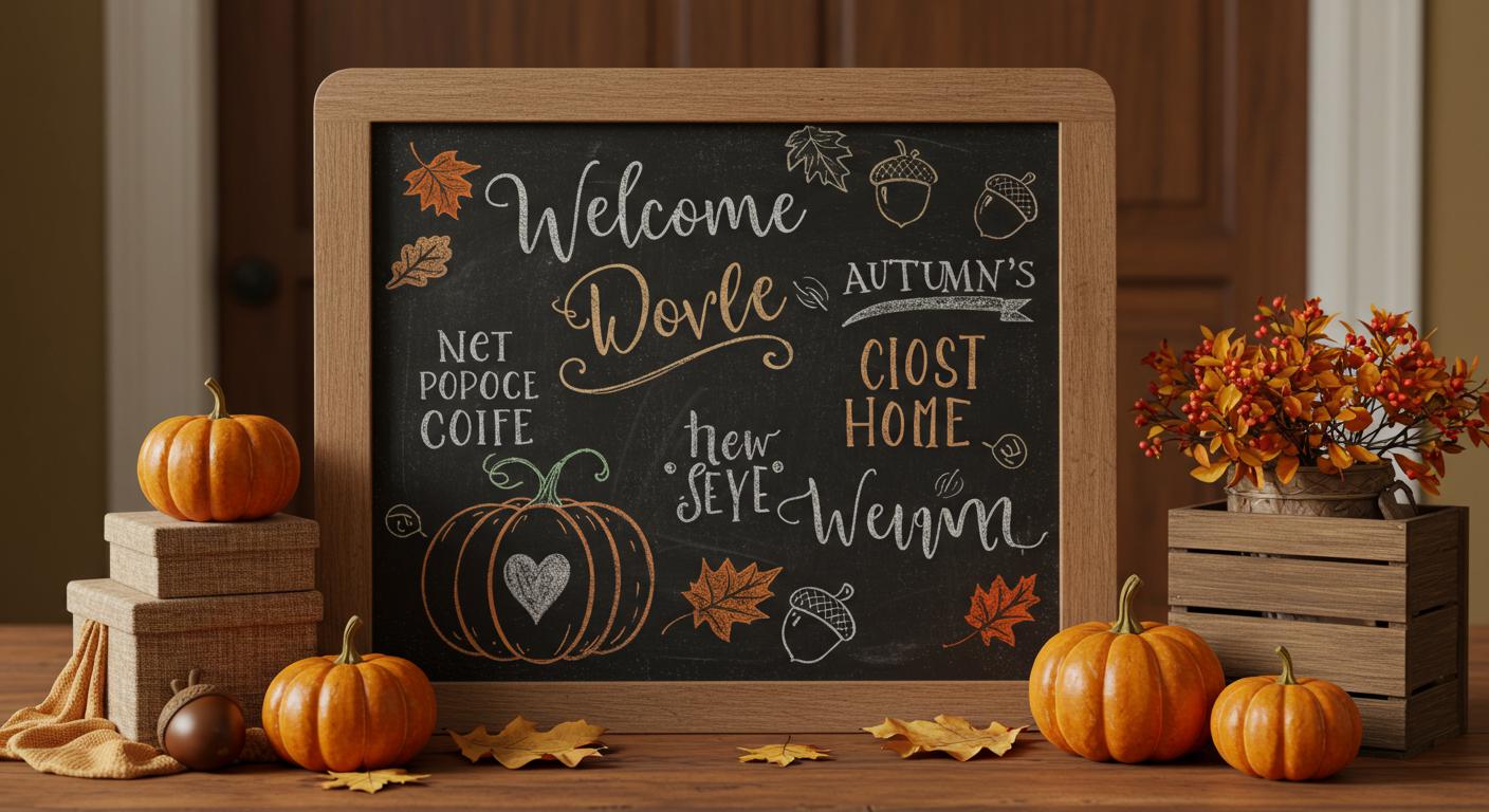 15 Cool Fall Chalkboard Ideas