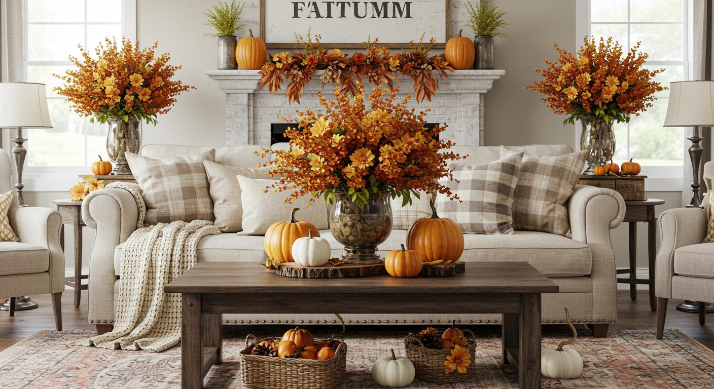 15 Farmhouse Fall Decor Ideas for Your Home