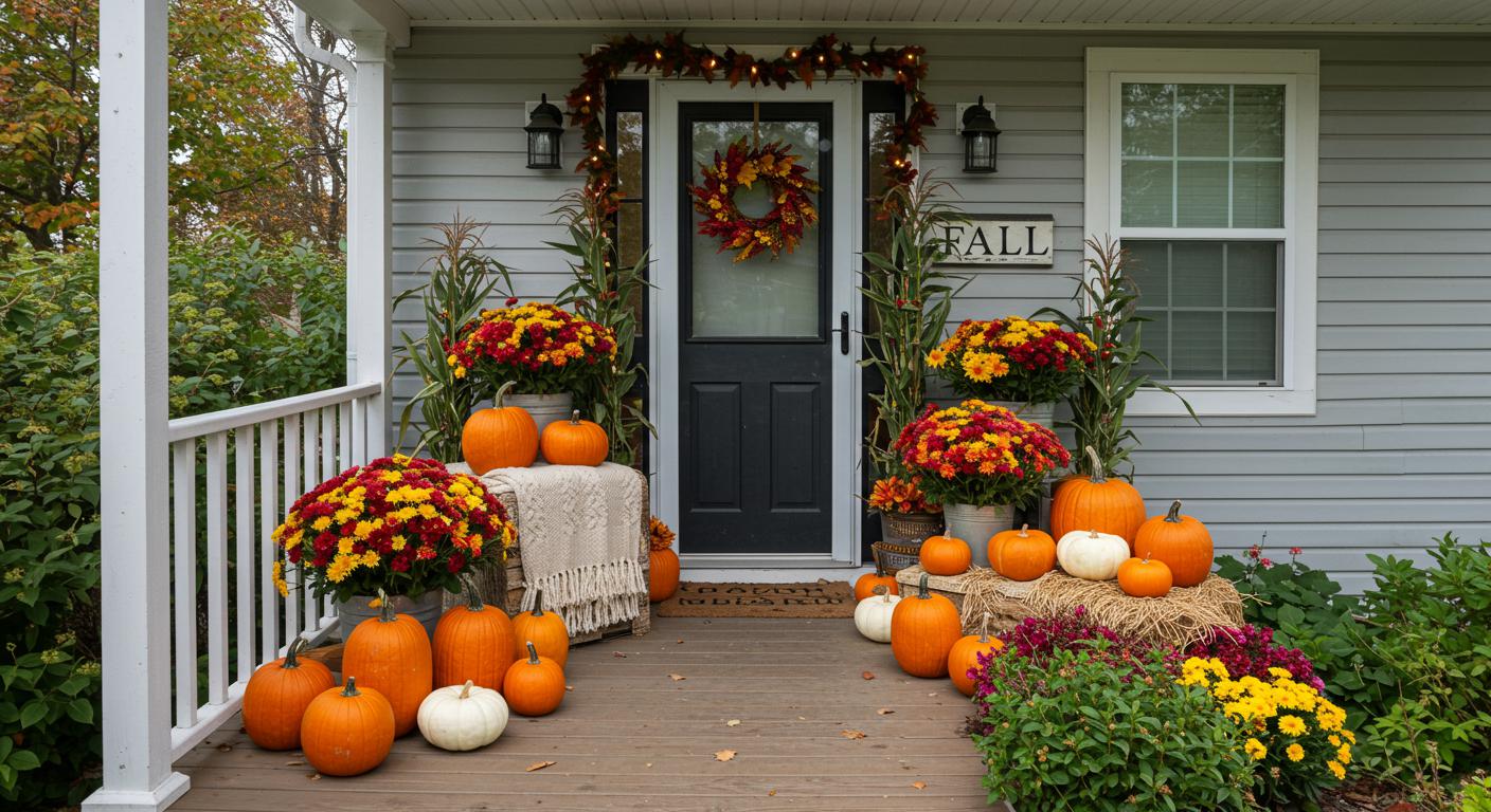 15 Small Porch Fall Decor Ideas
