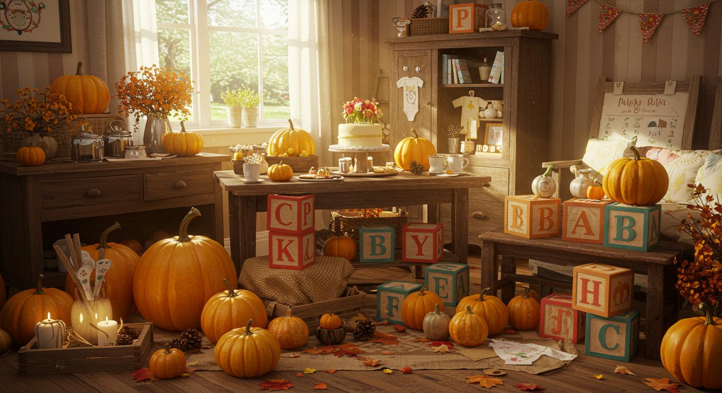15 Cozy Fall Baby Shower Decor Ideas