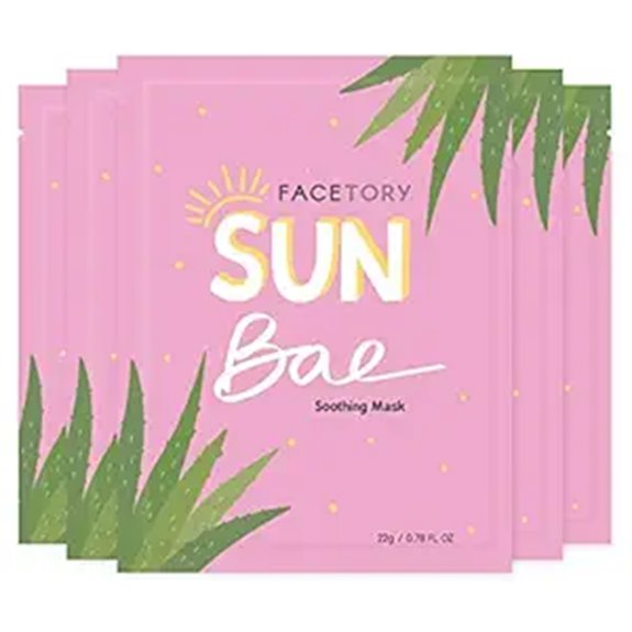 Facetory SUN BAE Soothing Aloe & Shea Sheet Masks