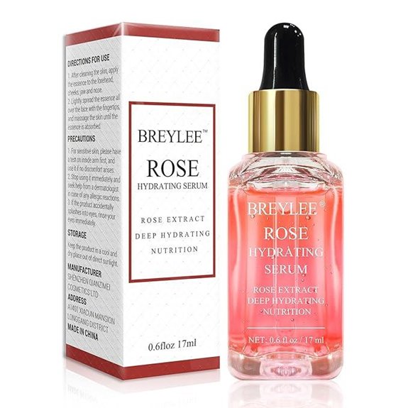 BREYLEE Rose Hydrating Hyaluronic Acid Face Serum