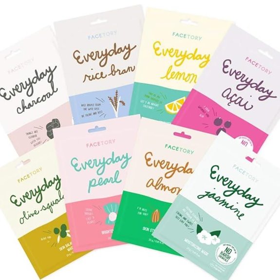 FACETORY K-Beauty Everyday 8 Sheet Mask Set (8pc)