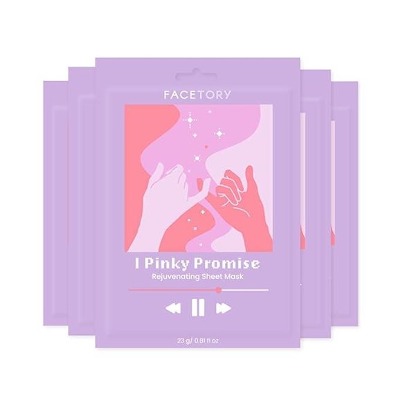 FACETORY K-Beauty Radiance & Hydration Sheet Masks (5-Pack)